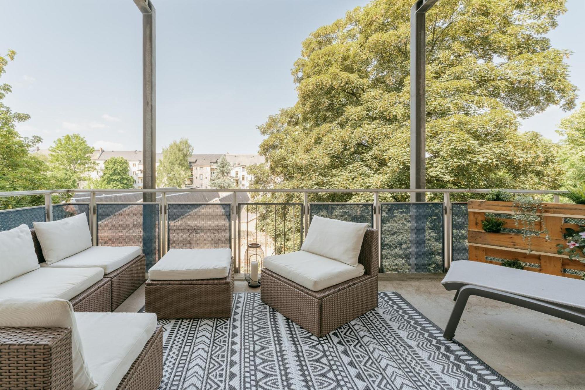 Appartamento Premium Quartier Clara , Karl Und Fritz Auf Dem Kassberg Mit Eigenem Stellplatz Chemnitz Esterno foto