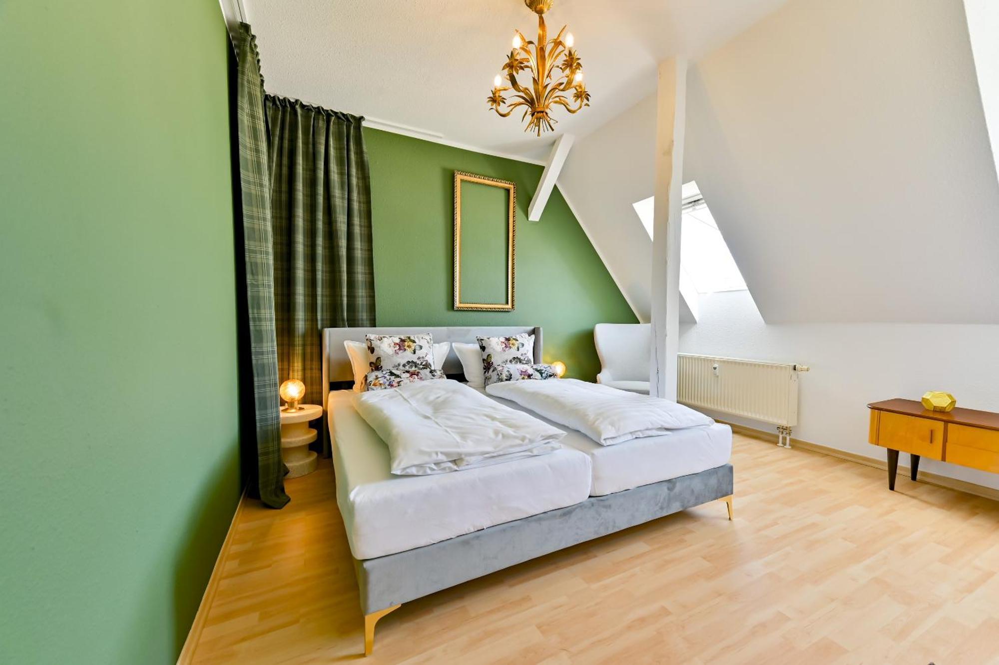 Appartamento Premium Quartier Clara , Karl Und Fritz Auf Dem Kassberg Mit Eigenem Stellplatz Chemnitz Esterno foto