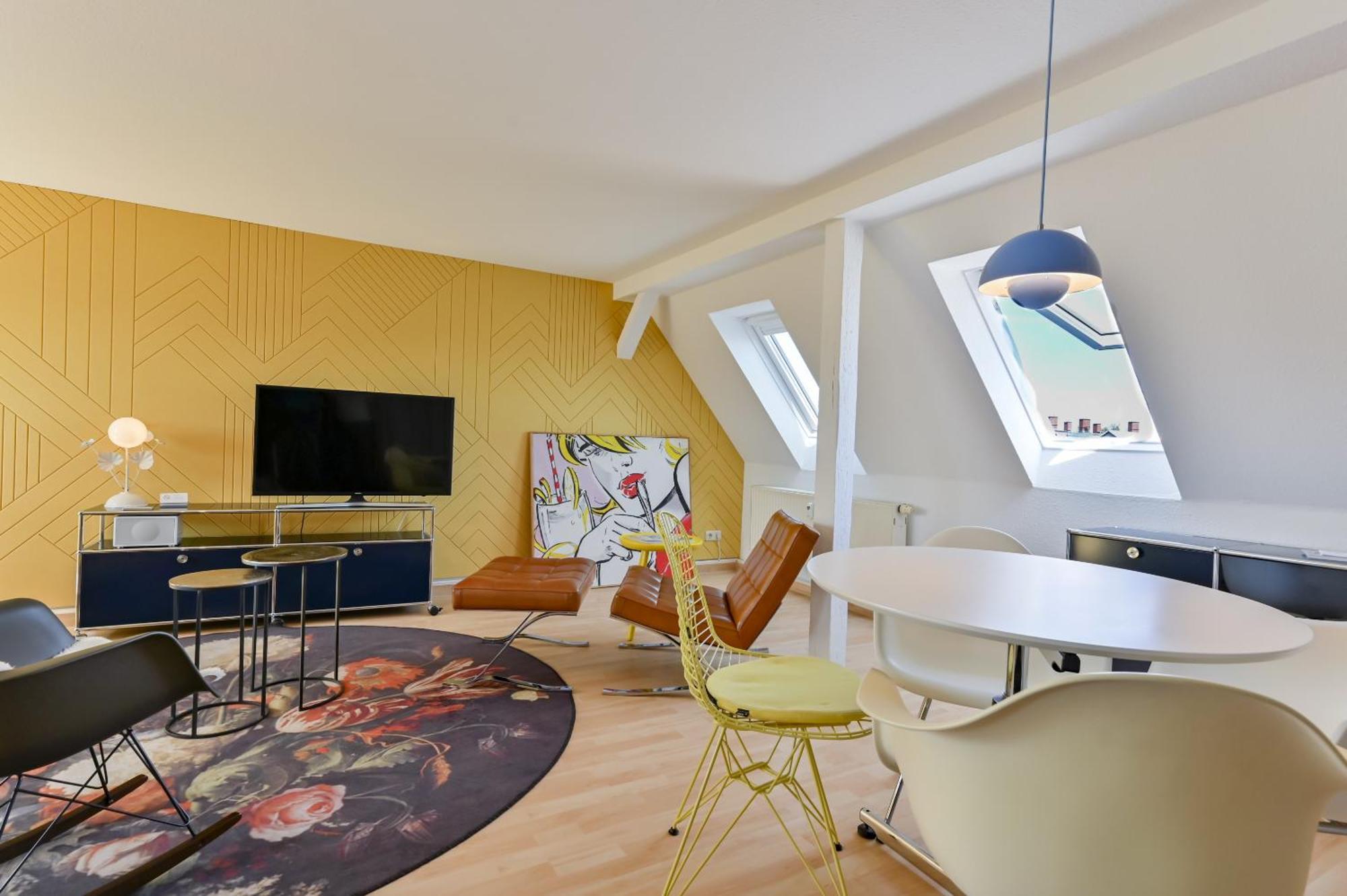 Appartamento Premium Quartier Clara , Karl Und Fritz Auf Dem Kassberg Mit Eigenem Stellplatz Chemnitz Esterno foto